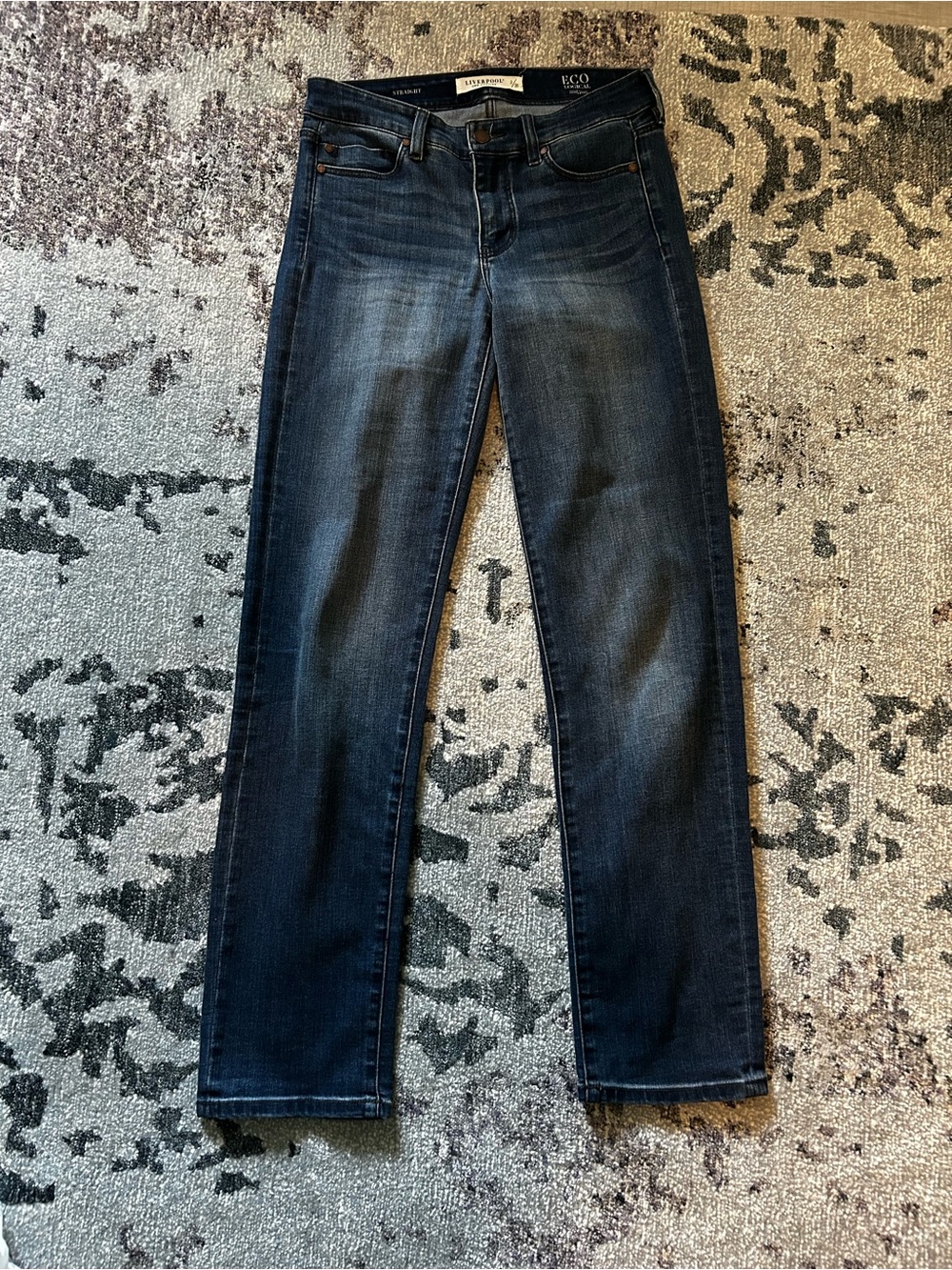 Liverpool Blue Straight Leg Jeans